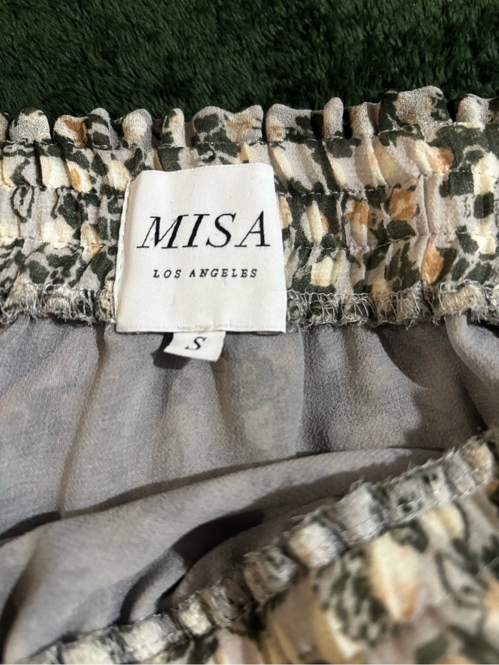 Misa Lucia Small Floral maxi skirt with slit - rare pattern - Picture 3 of 5